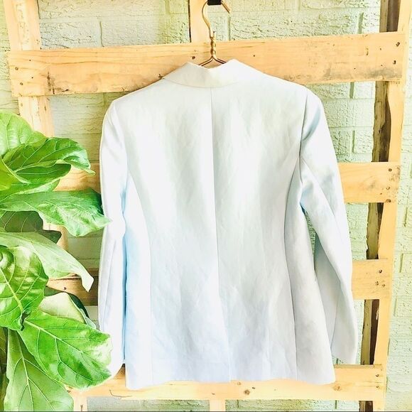 NWT Anthro Maje Light Blue Suit Jacket Blazer - Picture 5 of 9